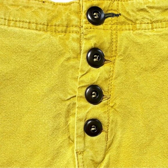 Anthropologie Pilcro Wide Leg Sailor Shorts in Chartruese Sz 25 NWT‎ - Picture 6 of 10